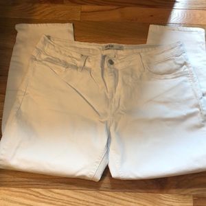 NWOT Just Black White Ankle Length Skinny Jean